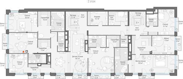 5-BD Apartment Sale, 1,029.7 sq. m. at Obydenskiy 1, 1st Obydensky Lane, 12с1, Moscow, Russia #3 5-BD Apartment Sale, 1,029.7 sq. m. at Obydenskiy 1, 1st Obydensky Lane, 12с1, Moscow, Russia #3