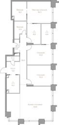 3-BD Apartment Sale, 143.1平方米 at Luzhniki Collection, Luzhnetskaya Embankment, 2/4с17, Moscow, Russia #2 3-BD Apartment Sale, 143.1平方米 at Luzhniki Collection, Luzhnetskaya Embankment, 2/4с17, Moscow, Russia #2