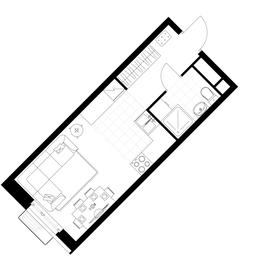 Apartment Sale, 24.4 sq. m. at Rezidentsii Skolkovo, Kashtanovaya ulitsa, 1, rabochiy posyolok Zarechye, Odintsovskiy City District, Moscow Region, Russia #4