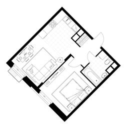 Apartment Sale, 42.7 sq. m. at Rezidentsii Skolkovo, Kashtanovaya ulitsa, 1, rabochiy posyolok Zarechye, Odintsovskiy City District, Moscow Region, Russia #4