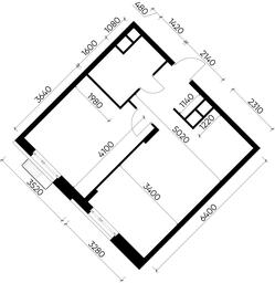 Apartment Sale, 42.7 sq. m. at Rezidentsii Skolkovo, Kashtanovaya ulitsa, 1, rabochiy posyolok Zarechye, Odintsovskiy City District, Moscow Region, Russia #3