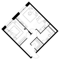 Apartment Sale, 49.2 sq. m. at Rezidentsii Skolkovo, Kashtanovaya ulitsa, 1, rabochiy posyolok Zarechye, Odintsovskiy City District, Moscow Region, Russia #4