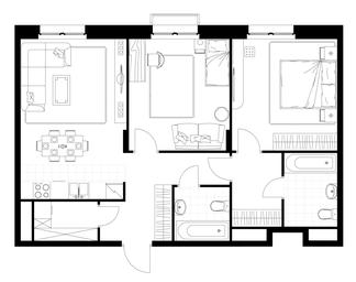 2-BD Apartment Sale, 71.7平方米 at Rezidentsii Skolkovo, Kashtanovaya ulitsa, 1, rabochiy posyolok Zarechye, Odintsovskiy City District, Moscow Region, Russia #4