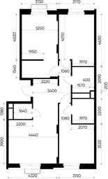 Продажа 3-комн. квартиры, 86,7 м² в ЖК «Резиденции Сколково», Каштановая улица, 1, рабочий посёлок Заречье, Одинцовский городской округ, Московская область, Россия #3 Продажа 3-комн. квартиры, 86,7 м² в ЖК «Резиденции Сколково», Каштановая улица, 1, рабочий посёлок Заречье, Одинцовский городской округ, Московская область, Россия #3