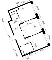 2-BD Apartment Sale, 49.9 sq. m. at Peredelkino Blizhnee, Korneya Chukovskogo Street, 1, Vnukovskoye Settlement, Moscow, Russia #3 2-BD Apartment Sale, 49.9 sq. m. at Peredelkino Blizhnee, Korneya Chukovskogo Street, 1, Vnukovskoye Settlement, Moscow, Russia #3