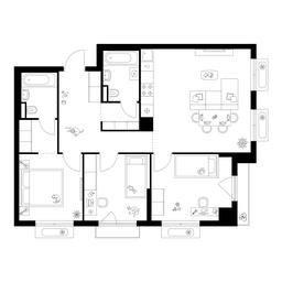 3-BD Apartment Sale, 79.3平方米 at Ilinskie Luga, Zapovednaya Street, 1, posyolok Ilyinskoye-Usovo, Krasnogorsk City District, Moscow Region, Russia #2 3-BD Apartment Sale, 79.3平方米 at Ilinskie Luga, Zapovednaya Street, 1, posyolok Ilyinskoye-Usovo, Krasnogorsk City District, Moscow Region, Russia #2