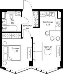1-BD Apartment Sale, 35.69平方米 at MIRA, Mira Avenue, Moscow, Russia #2 1-BD Apartment Sale, 35.69平方米 at MIRA, Mira Avenue, Moscow, Russia #2