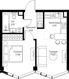 1-BD Apartment Sale, 36.48平方米 at MIRA, Mira Avenue, Moscow, Russia #2 1-BD Apartment Sale, 36.48平方米 at MIRA, Mira Avenue, Moscow, Russia #2