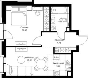 1-BD Apartment Sale, 45.54 sq. m. at MIRA, Mira Avenue, Moscow, Russia #2 1-BD Apartment Sale, 45.54 sq. m. at MIRA, Mira Avenue, Moscow, Russia #2