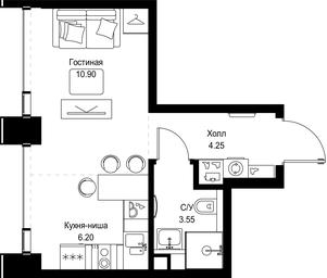 Apartment Sale, 24.9平方米 at SET, Vereyskaya Street, Moscow, Russia #2 Apartment Sale, 24.9平方米 at SET, Vereyskaya Street, Moscow, Russia #2
