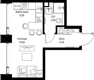 Apartment Sale, 24.9平方米 at SET, Vereyskaya Street, Moscow, Russia #3