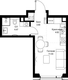 Apartment Sale, 24.02平方米 at SET, Vereyskaya Street, Moscow, Russia #2 Apartment Sale, 24.02平方米 at SET, Vereyskaya Street, Moscow, Russia #2