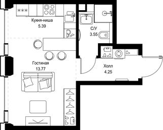 Apartment Sale, 26.96平方米 at SET, Vereyskaya Street, Moscow, Russia #3 Apartment Sale, 26.96平方米 at SET, Vereyskaya Street, Moscow, Russia #3