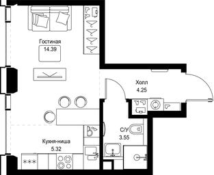 Apartment Sale, 27.51平方米 at SET, Vereyskaya Street, Moscow, Russia #2