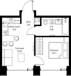 Продажа 1-комн. квартиры, 32,51 м² в ЖК «SET (Сет)», Верейская улица, Москва, Россия #3 Продажа 1-комн. квартиры, 32,51 м² в ЖК «SET (Сет)», Верейская улица, Москва, Россия #3