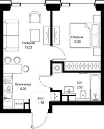 1-BD Apartment Sale, 37.88 sq. m. at SET, Vereyskaya Street, Moscow, Russia #2 1-BD Apartment Sale, 37.88 sq. m. at SET, Vereyskaya Street, Moscow, Russia #2
