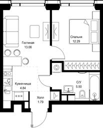 1-BD Apartment Sale, 37.48 sq. m. at SET, Vereyskaya Street, Moscow, Russia #2 1-BD Apartment Sale, 37.48 sq. m. at SET, Vereyskaya Street, Moscow, Russia #2