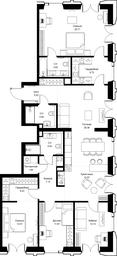 4-BD Apartment Sale, 148.08平方米 at SET, Vereyskaya Street, Moscow, Russia #2 4-BD Apartment Sale, 148.08平方米 at SET, Vereyskaya Street, Moscow, Russia #2