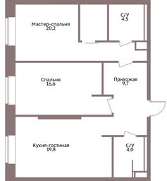 2-BD Apartment Sale, 77平方米 at Legacy, Michurinsky Avenue, 30А, Moscow, Russia #2 2-BD Apartment Sale, 77平方米 at Legacy, Michurinsky Avenue, 30А, Moscow, Russia #2