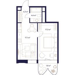 1-BD Apartment Sale, 44.7平方米 at Soyuz, Selskokhozyaystvennaya Street, Moscow, Russia #2 1-BD Apartment Sale, 44.7平方米 at Soyuz, Selskokhozyaystvennaya Street, Moscow, Russia #2