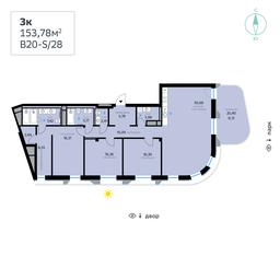 Apartment Sale, 153.78 sq. m. at SberCity, zhiloy kompleks Sbersiti, Rublyovo-Arkhangelskoye Microdistrict, Moscow, Russia #2