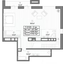 4-BD Apartment Sale, 206.6 sq. m. at Kompleks apartamentov LES (Les), Novoyasenevskiy Avenue, 3В, Moscow, Russia #2