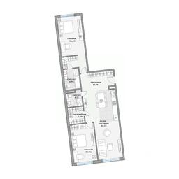 1-BD Apartment Sale, 118.66 sq. m. at Dom po ul. Sadovnicheskaya, Sadovnicheskaya Street, Moscow, Russia #2