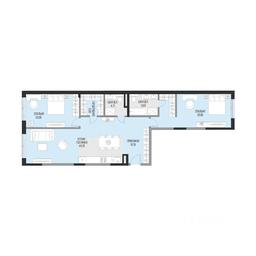 1-BD Apartment Sale, 118.66 sq. m. at Dom po ul. Sadovnicheskaya, Sadovnicheskaya Street, Moscow, Russia #3