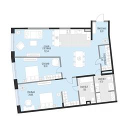 1-BD Apartment Sale, 127.23 sq. m. at Dom po ul. Sadovnicheskaya, Sadovnicheskaya Street, Moscow, Russia #4