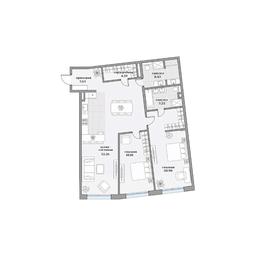 1-BD Apartment Sale, 127.23 sq. m. at Dom po ul. Sadovnicheskaya, Sadovnicheskaya Street, Moscow, Russia #3 1-BD Apartment Sale, 127.23 sq. m. at Dom po ul. Sadovnicheskaya, Sadovnicheskaya Street, Moscow, Russia #3