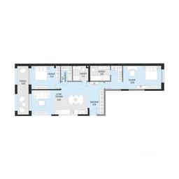1-BD Apartment Sale, 106.92平方米 at Dom po ul. Sadovnicheskaya, Sadovnicheskaya Street, Moscow, Russia #4