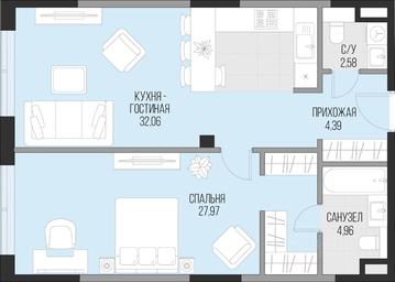 Apartment Sale, 71.96 sq. m. at Dom po ul. Sadovnicheskaya, Sadovnicheskaya Street, Moscow, Russia #3