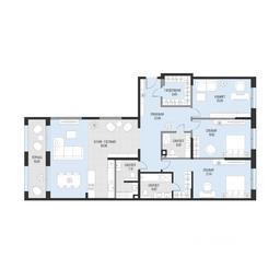 2-BD Apartment Sale, 171.35平方米 at Dom po ul. Sadovnicheskaya, Sadovnicheskaya Street, Moscow, Russia #4