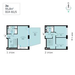 Apartment Sale, 95.8平方米 at SberCity, zhiloy kompleks Sbersiti, Rublyovo-Arkhangelskoye Microdistrict, Moscow, Russia #2 Apartment Sale, 95.8平方米 at SberCity, zhiloy kompleks Sbersiti, Rublyovo-Arkhangelskoye Microdistrict, Moscow, Russia #2