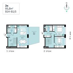 Apartment Sale, 95.8平方米 at SberCity, zhiloy kompleks Sbersiti, Rublyovo-Arkhangelskoye Microdistrict, Moscow, Russia #3 Apartment Sale, 95.8平方米 at SberCity, zhiloy kompleks Sbersiti, Rublyovo-Arkhangelskoye Microdistrict, Moscow, Russia #3
