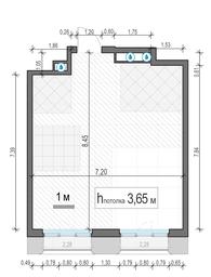 1-BD Apartment Sale, 55.6 sq. m. at Tishinskiy bulvar, Gruzinsky Val Street, 10, Moscow, Russia #4