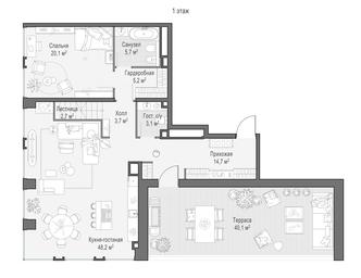Продажа 2-комн. квартиры, 215,9 м² в ЖК «Роскошный квартал LIFE TIME (ЛАЙФ ТАЙМ)», улица Сергея Макеева, вл11/9с1-10, Москва, Россия #3 Продажа 2-комн. квартиры, 215,9 м² в ЖК «Роскошный квартал LIFE TIME (ЛАЙФ ТАЙМ)», улица Сергея Макеева, вл11/9с1-10, Москва, Россия #3