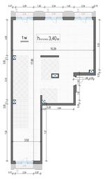 2-BD Apartment Sale, 121.3平方米 at Tishinskiy bulvar, Gruzinsky Val Street, 10, Moscow, Russia #3 2-BD Apartment Sale, 121.3平方米 at Tishinskiy bulvar, Gruzinsky Val Street, 10, Moscow, Russia #3