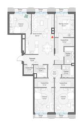 3-BD Apartment Sale, 153.7 sq. m. at Tishinskiy bulvar, Gruzinsky Val Street, 10, Moscow, Russia #2 3-BD Apartment Sale, 153.7 sq. m. at Tishinskiy bulvar, Gruzinsky Val Street, 10, Moscow, Russia #2