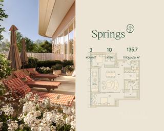 2-BD Apartment Sale, 135.7 sq. m. at Springs (Springs), Malaya Filyovskaya Street, 46, Moscow, Russia #2 2-BD Apartment Sale, 135.7 sq. m. at Springs (Springs), Malaya Filyovskaya Street, 46, Moscow, Russia #2