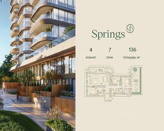 3-BD Apartment Sale, 136 sq. m. at Springs (Springs), Malaya Filyovskaya Street, 46, Moscow, Russia #2 3-BD Apartment Sale, 136 sq. m. at Springs (Springs), Malaya Filyovskaya Street, 46, Moscow, Russia #2