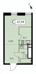 Apartment Sale, 27.4 sq. m. at SELF (Self), 3rd Grazhdanskaya Street, 35, Moscow, Russia #3 Apartment Sale, 27.4 sq. m. at SELF (Self), 3rd Grazhdanskaya Street, 35, Moscow, Russia #3