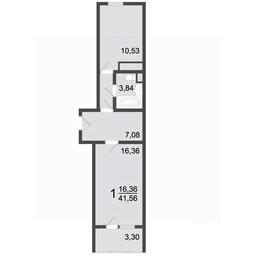 Apartment Sale, 42.8平方米 at Klever, Gorzhovitskaya ulitsa, Khotkovo, Sergiyevo-Posadskiy Urban District, Moscow Region, Russia #2 Apartment Sale, 42.8平方米 at Klever, Gorzhovitskaya ulitsa, Khotkovo, Sergiyevo-Posadskiy Urban District, Moscow Region, Russia #2