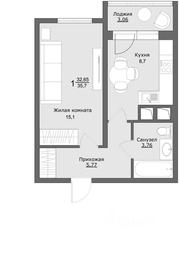 Apartment Sale, 35.9平方米 at Klever, Gorzhovitskaya ulitsa, Khotkovo, Sergiyevo-Posadskiy Urban District, Moscow Region, Russia #4
