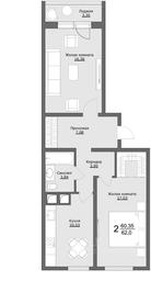 1-BD Apartment Sale, 62平方米 at Klever, Gorzhovitskaya ulitsa, Khotkovo, Sergiyevo-Posadskiy Urban District, Moscow Region, Russia #3 1-BD Apartment Sale, 62平方米 at Klever, Gorzhovitskaya ulitsa, Khotkovo, Sergiyevo-Posadskiy Urban District, Moscow Region, Russia #3