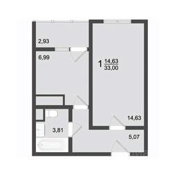 Apartment Sale, 34.1 sq. m. at Klever, Gorzhovitskaya ulitsa, Khotkovo, Sergiyevo-Posadskiy Urban District, Moscow Region, Russia #4