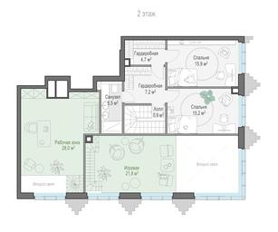 3-BD Apartment Sale, 179.9 sq. m. at Tishinskiy bulvar, Gruzinsky Val Street, 10, Moscow, Russia #4