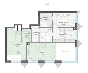 3-BD Apartment Sale, 179.9 sq. m. at Tishinskiy bulvar, Gruzinsky Val Street, 10, Moscow, Russia #2