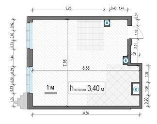 1-BD Apartment Sale, 56.3平方米 at Tishinskiy bulvar, Gruzinsky Val Street, 10, Moscow, Russia #3 1-BD Apartment Sale, 56.3平方米 at Tishinskiy bulvar, Gruzinsky Val Street, 10, Moscow, Russia #3