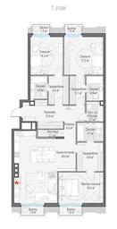 2-BD Apartment Sale, 150.2平方米 at Tishinskiy bulvar, Gruzinsky Val Street, 10, Moscow, Russia #3 2-BD Apartment Sale, 150.2平方米 at Tishinskiy bulvar, Gruzinsky Val Street, 10, Moscow, Russia #3